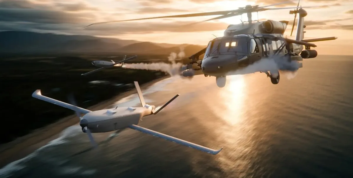 Легендарный Black Hawk возрождается с концепцией 2070: автономный U-Hawk и цифровая магистраль